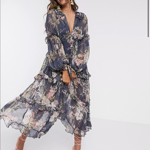 ASOS Dresses & Skirts - ASOS DESIGN tiered midi dress